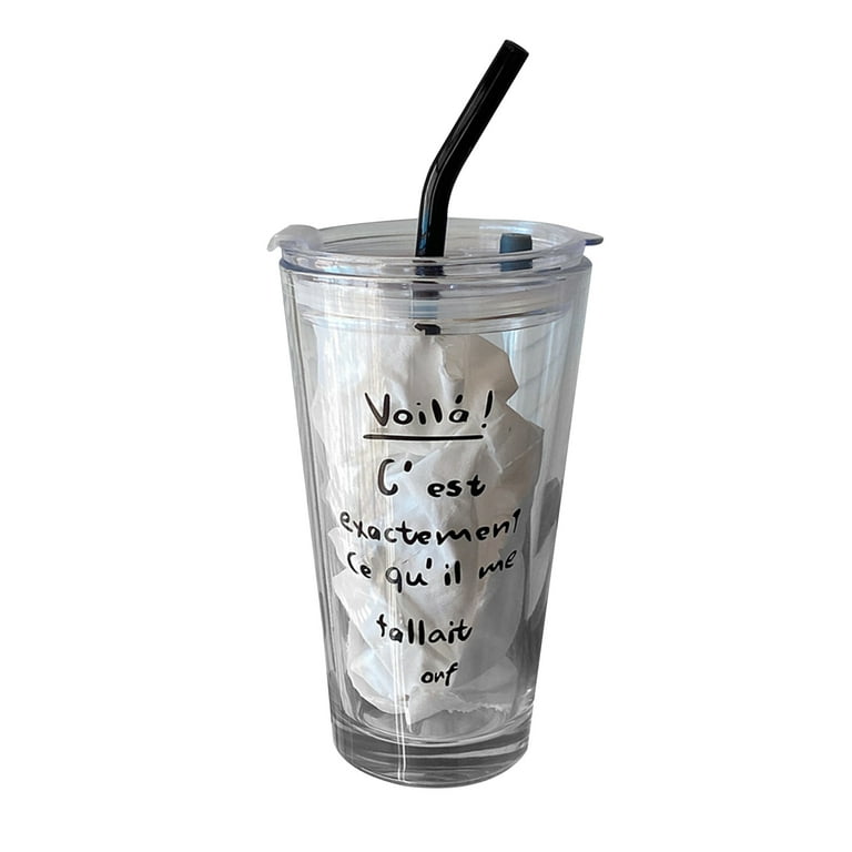 Tumbler Water Glass Tumbler Glass Water Bottle with Straw, Thank you Gifts  for Women Coworkers Friends, Birthday Gifts Appreciation Gift 