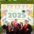 thumbnail image 1 of Decoración del hogar, decoración de habitaciones, decoración de paredes Felicitaciones Grad Backd Grad Backd Decoraciones de graduación Backd Tela de fondo de poliéster oth, 1 of 6