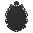thumbnail image 2 of SIMON'S SHOP Oval Mirror Baroque Style Decorative Mirrors for Wall, 16x24 inches, Black, Vintage Decor, 2 of 7