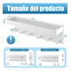 thumbnail image 2 of Portallaves De Pared Perchero Organizador Repisa Decoración Xtellar blanco, 2 of 4