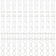 thumbnail image 1 of 100 piezas de componentes de plástico para aretes, 5 estilos, transparentes, tipo U, con clip, convertidor de aretes., 1 of 7