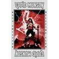 thumbnail image 2 of Netflix Women's Stranger Things White Hellfire Club Rockstar Eddie Munson Racerback Tank Top White Heather Large, 2 of 4