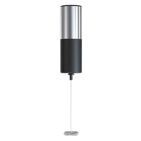 

KABOER Handheld Stainless Steel Mini Electric Milk Frother Foam Machine Battery Powered Stirred Drink Blender