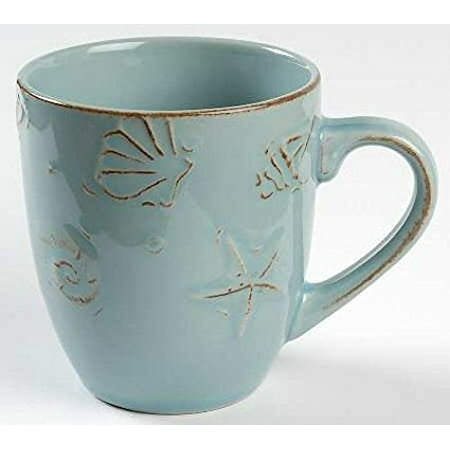Thomson Pottery Cape Cod Coffee Mugs Aqua Blue, Set of 4 - Open ... Thomson Pottery Cape Cod Coffee Mugs Aqua Blue, Set of 4 - Open ...