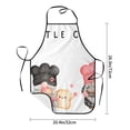 thumbnail image 4 of Naloa 1Pack Adjustable Bib Apron Waterdrop Resistant Cooking Kitchen Aprons for Women Men Chef, Baker Gnome Print, 4 of 5