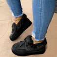 thumbnail image 3 of Botas Planas De Moda Informal Para Mujer, Zapatos Cálidos De Invierno, Botas Planas De Gamuza Para La Nieve, Zapatos De Plataforma Mocasines Minnieouse AP007081-07, 3 of 3