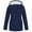 Navy, variant on AXXD Rain Coats for Women,Women Solid Rain Jacket Outdoor Plus Size Hooded Raincoat Windproof Jackets for Women