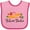 Pink and Fuchsia, variant on Inktastic Future Foodie Cute Vegetable Boys or Girls Baby Bib