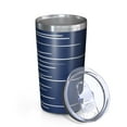 thumbnail image 2 of Blue and White Modern Art Geometric 10oz Tumblers Stainless Steel Tumbler with Lid and Straw,Vacuum Insulated Double Wall Travel Tumbler Cups with Cleaning Brush for Coffee, Tea, 2 of 4