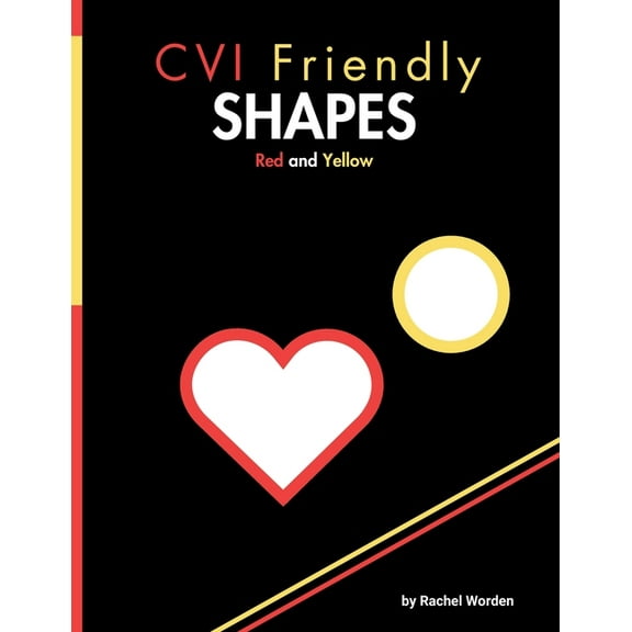 CVI Friendly Shapes; Red & Yellow, (Paperback)