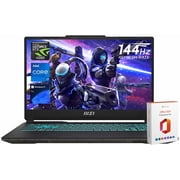 MSI Cyborg 15.6" IPS FHD 144Hz Gaming Laptop, GeForce RTX 4050, 32GB DDR5, 1TB SSD, Backlit Keyboard, Wi-Fi 6, Windows 11 Pro