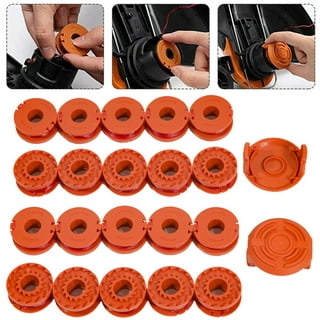 Dreamhall Weed Eater String Compatible with Black Decker String Trimmers, 4  Spools & 1 Cap 