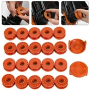 20Pack WORX WA0010 Replacement Spool Line For Grass Trimmer Edger 10ft Cap Cover