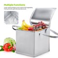 thumbnail image 3 of LOVEVER 2 Pcs Sacs Isothermes Réutilisables Grande Fermeture Éclair Conteneur Pliable pour Aliments, 3 of 6