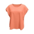 thumbnail image 5 of XIAONU Women Geometric Print T Shirt Loose Cap Sleeve Athletic Workout Top, 5 of 5