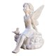 thumbnail image 3 of Estatua de pájaro de jardín, resina, creativa, decorativa, duradera, figura de hada en forma , adorno para porche, patio, exterior e, 3 of 8