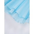 thumbnail image 5 of YIZYIF Girls Sequins Floral Patchwork Long Mesh Sleeve Figure Ice Skating Dance Dress,Sizes 6-16 Light Blue 6, 5 of 7
