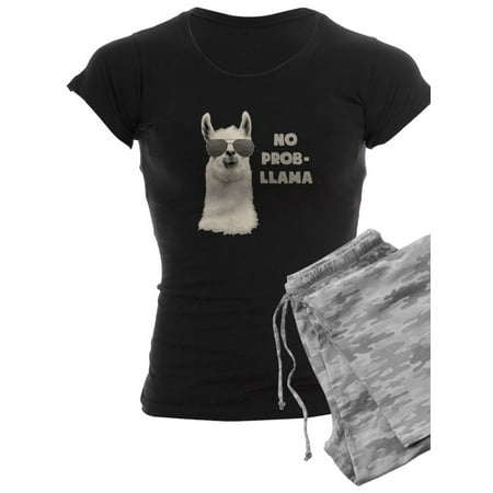

CafePress - No Problem Llama Pajamas - Women s Dark Pajamas