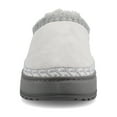 thumbnail image 6 of Journee Womens Tarika Sherpa Round Toe Warm Flexible Comfort Mule Slipper, 6 of 9