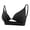 PH112_Black, variant on Front Closure Bras for Women Deep V Adjustable Strap Bralette Hollow Out Wireless Seamless Bralettes Comfy No Underwire Jelly Bra Khaki 34