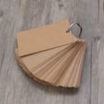 Axio 50 Pages Binder Ring Easy Flash Kraft Paper Study Cards Bookmark