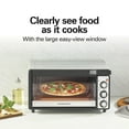 thumbnail image 3 of Hamilton Beach 6 Slice Sure-Crisp Air Fry Oven with Easy-View Window, Silver with Black and Stainless Steel Accents, 31480, 3 of 9