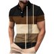 thumbnail image 1 of Mens Manga Corta Botón Abajo Camisas con Bolsillo Pulover Botón de Impresión de la Camisa de Solapa de Poliéster Cuello de Vuelta, Blusa Casual para Hombres, 1 of 4