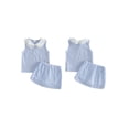 thumbnail image 2 of BemeyourBBs Toddler Baby Girl Summer Clothes Cute Infant Baby Girls Plaid Gingham 2 Piece Outfits Sleeveless Doll Collar Vest Tank Tops Skirt Set Toddler Girls Summer Outfit, 2 of 9