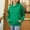 Green#1, variant on Children's Winter Hoodie Solid Color Casual Sports Long Sleeve Blouses Warmth Thick Comfy Material for Cold Weather Wearing Tops(White#1,11-12Years)