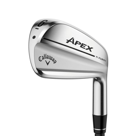 Pre-Owned RH Apex Ti Fusion Chrome Iron Set Mens Steel Shaft True Temper Dynamic Gold MID 115 Steel (PTIP) S300 (Stiff)