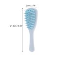 thumbnail image 3 of Unique Bargains 1 Pc Long Handle Massage Hair Brush for Head Massage 8.46"x2.76"x1.18" Lake Blue, 3 of 6