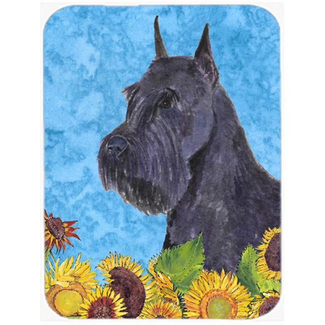 Carolines Treasures SS4156LCB Schnauzer Planche à Découper en Verre - Grande