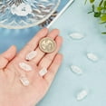 thumbnail image 3 of Natural Quartz Crystal Double Terminal Pointed Pendants Rock Crystal Faceted Bullet Charm 18.5~20x8~9x8~9mm Hole: 1.5mm 12pcs/box, 3 of 5