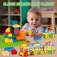 thumbnail image 6 of Classic Building Blocks For Toddlers, 155 Pieces Large Building Bricks With A Baseplate, Big Blocks Counting Train Toys to Learn Number & Alphabet, Compatible with All Major Brands, 6 of 8
