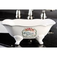 thumbnail image 2 of Kingston Brass BATUBFLW 8 in. Savon Superfins Slipper Clawfoot Tub Decorative Soap Dish, 2 of 4
