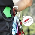 thumbnail image 4 of Mosquetón de bloqueo de tornillo aleación de aluminio 25kN equipo al Clip Hardware para hamacas de rappel Camping cuerdas de correa, 4 of 9