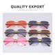 thumbnail image 3 of Elegantes gafas de sol sin marco resistentes a los rayos UV para mujer: ligeras y cómodas, perfectas para playa, festivales y uso diario., 3 of 5