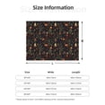 thumbnail image 5 of Rateoe Pumpkin Plant Garden Pattern Flannel Throw Blanket, Ultra-soft Blanket for Bed, Couch, Car, Hypoallergenic Anti-pilling blanket-60"x50"(Horizontal), 5 of 6
