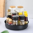 thumbnail image 4 of Rotating Storage Rack Turntable Ingredients for Cooking Enthusiasts Stainless Steel Spices Round Plate, 4 of 8