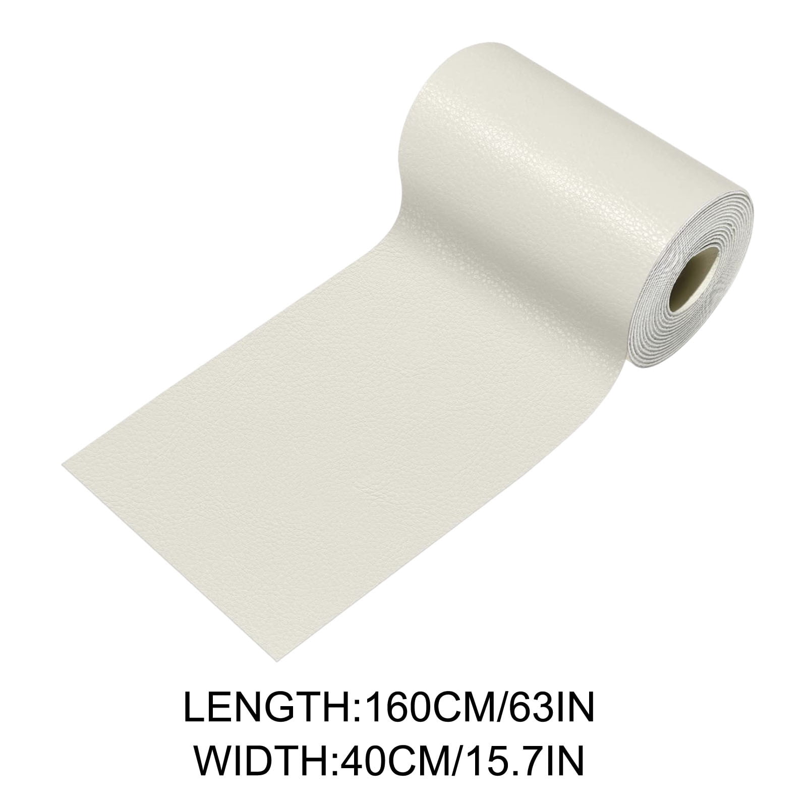 HongHeng Leather Repair Patch Tape, Gloss 15 x 63 Inches Self Adhesive Leather Repair Kit for Furniture, Car Seat,Vinyl Leather Repair Kit for office Chairs, Couch, Sofa, Luggage