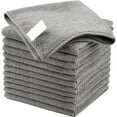 thumbnail image 1 of Super Absorbent Microfiber Cleaning Cloths - 12 Pack Ultra-Soft, Lint-Free & Scratch-Free Reusable Cloths for Kitchen, Car, Windows, Counter Tops - Machine Washable Non-Abrasive Towels for Effective, 1 of 6