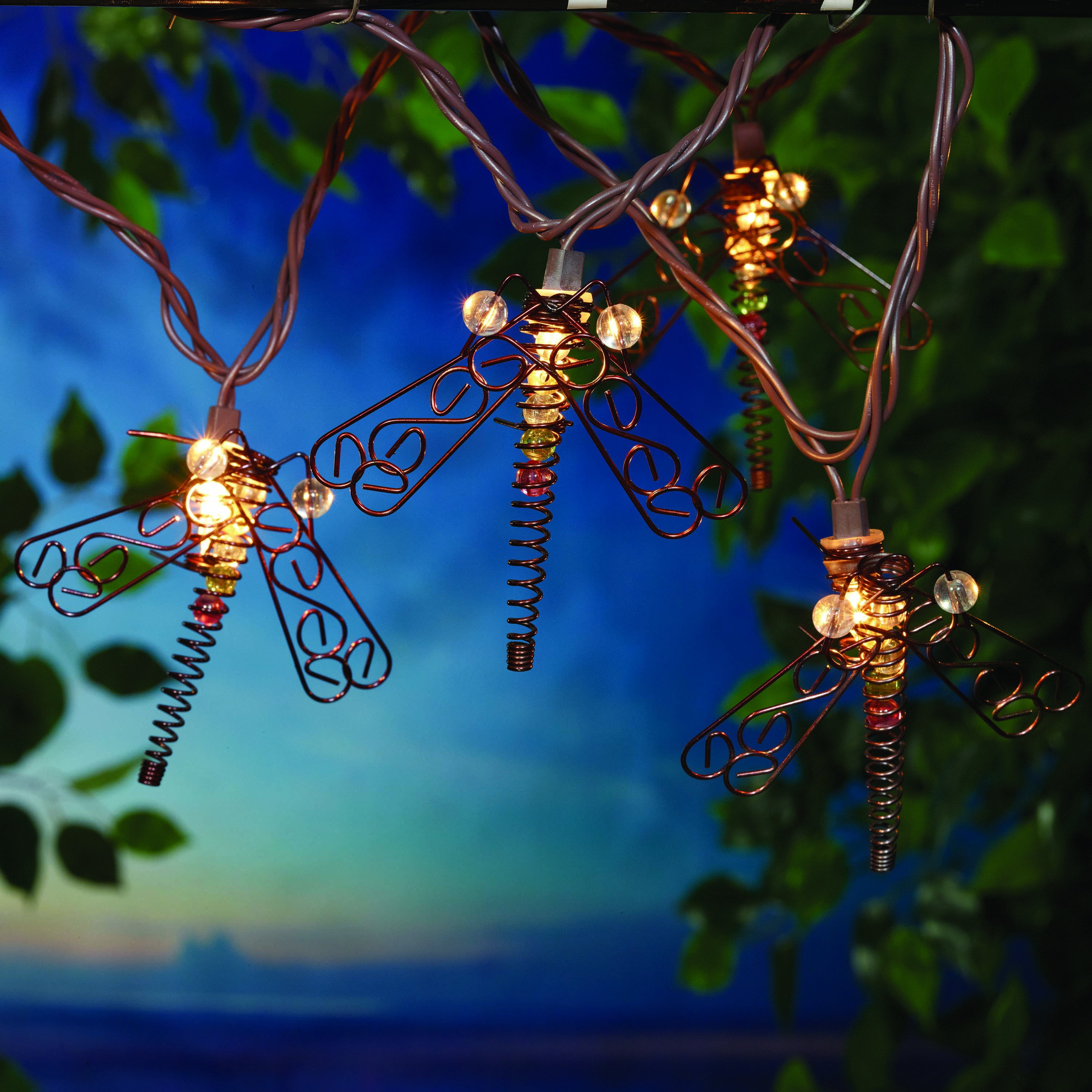 Mainstays 20 (10x2) Ul Metal Dragonfly String Light - Walmart.com