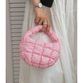 thumbnail image 4 of LANFENG Bag Mini Puffy Quilted Handbag Soft Puffer Tote Bag for Women Cute Wrist Bubble Bag Lightweight Nylon Clutch Purse, 4 of 9