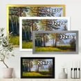 thumbnail image 4 of Designart 'Subtle Sunset Light Through The Trees III' Lake House Framed Art Print, 4 of 4