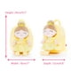 thumbnail image 2 of Gloveleya Mochila para niñas pequeñas Mochilas para niños Juguetes Suaves para niñas Regalos para niñas con muñeca Princesa Bella de Peluche Amarillo 9", 2 of 5