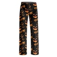 thumbnail image 6 of RUPKUL Cute Womens Fall Pajamas Elastic Waist Halloween PJs Women Thin Breathable Cozy Nightwear Women's Pajama Bottoms Long, XXL, 6 of 6