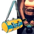 thumbnail image 4 of Equipaje de viaje portátil impermeable para deportes y gimnasio con compartimento para zapatos (amarillo), 4 of 8