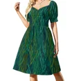 thumbnail image 4 of Vestido de manga corta con diseño de célula, mitocondria, ADN, orgánulo y metabolismo, estilo coreano, para fiesta de graduación, ropa de mujer., 4 of 8