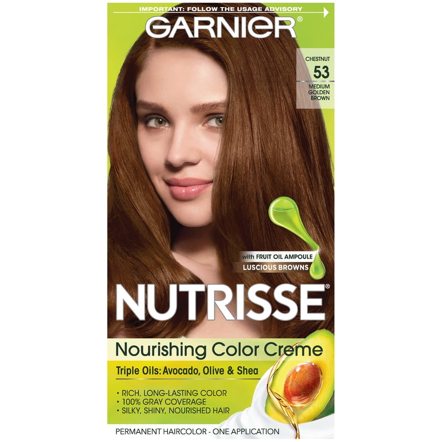 Garnier Nutrisse Nourishing Hair Color Creme, 70 Dark Natural Blonde  (Almond Crème), 1 Kit 