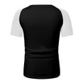 thumbnail image 5 of kamemi Men Tshirts Tall Men's SUPER VALUE Comfort soft Fresh V-neck(Black,3XL), 5 of 5